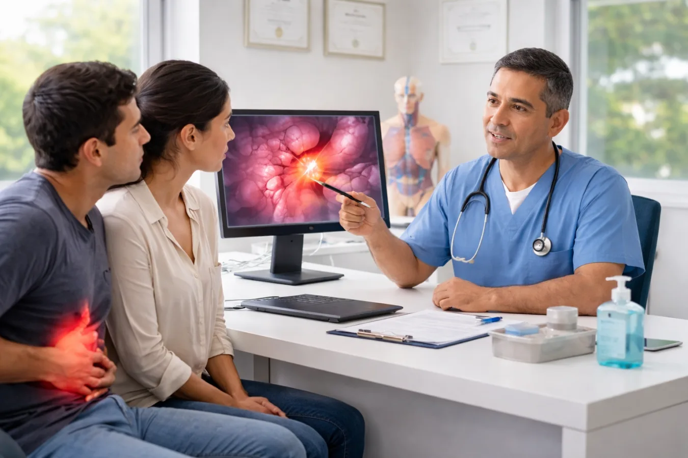 ¿Qué médico trata los tumores abdominales?